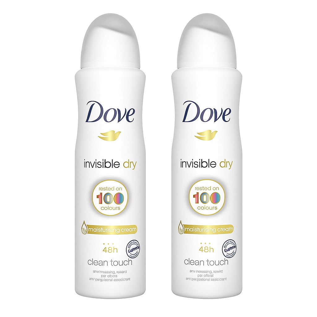 Dove Invisible Dry Spray Antiperspirant 48 hours, clean touch