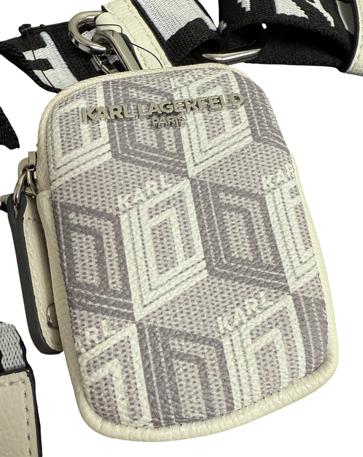 Karl Lagerfeld Paris Maybelle Graphic Satchel Crossbody Pouch