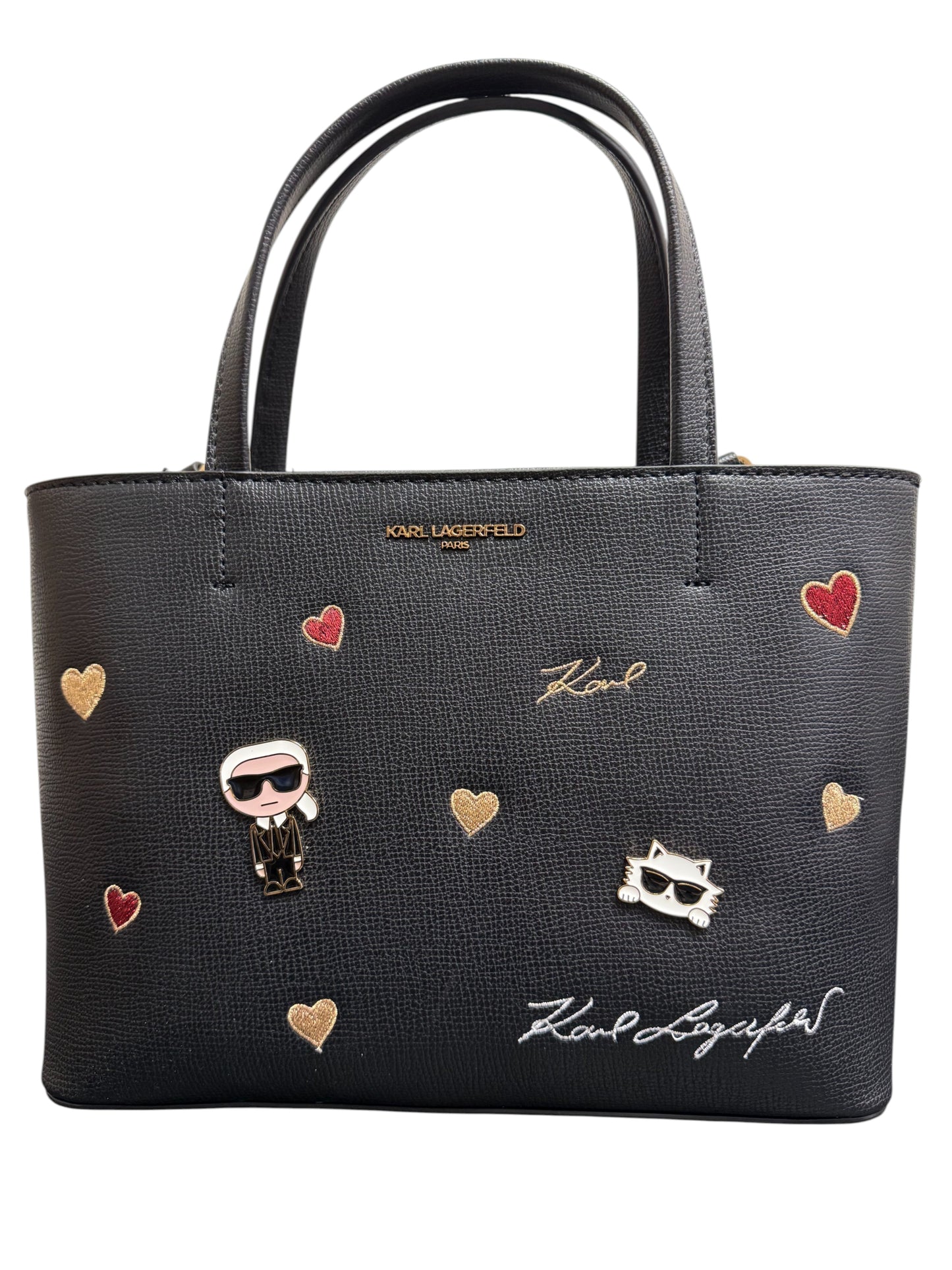 Karl Lagerfeld Paris Maybelle Satchel with Cate Pins