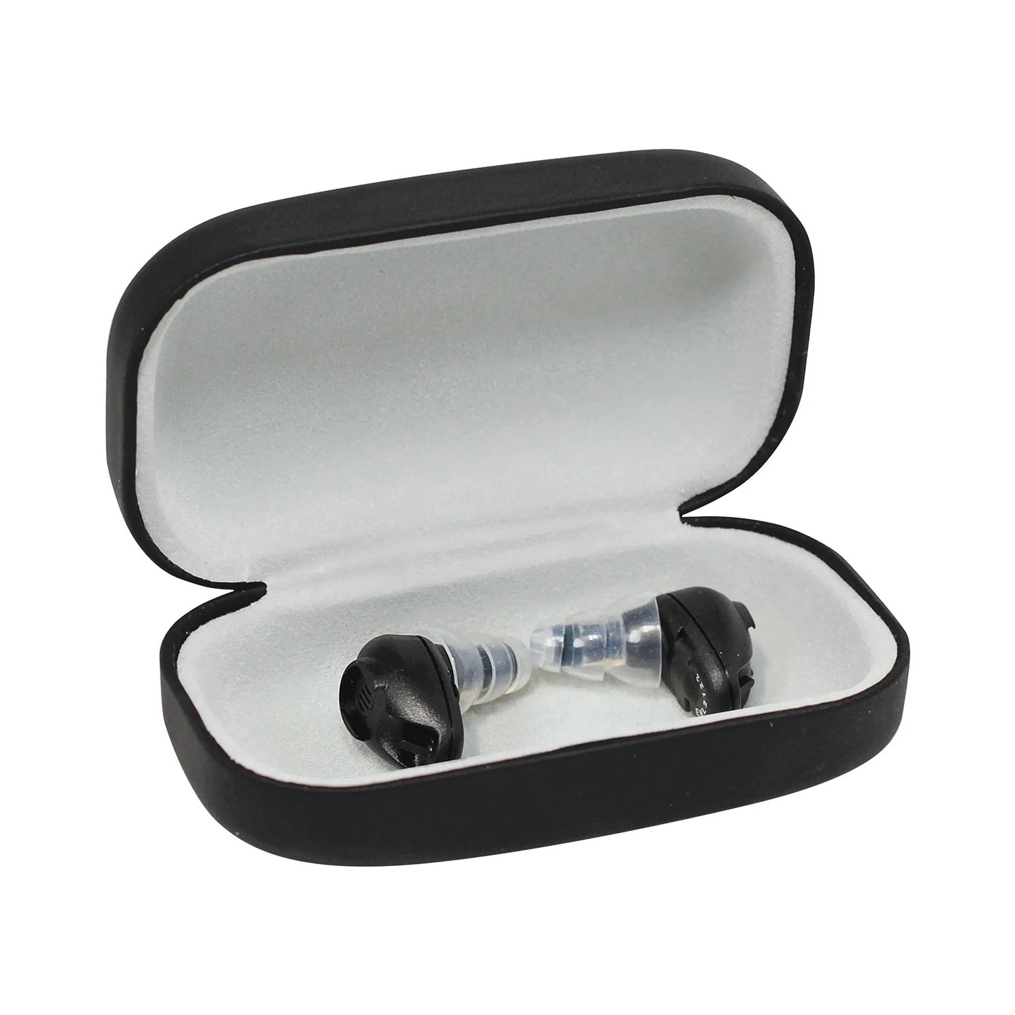 Over-the-Counter In-Ear Hearing Amplifier, Black