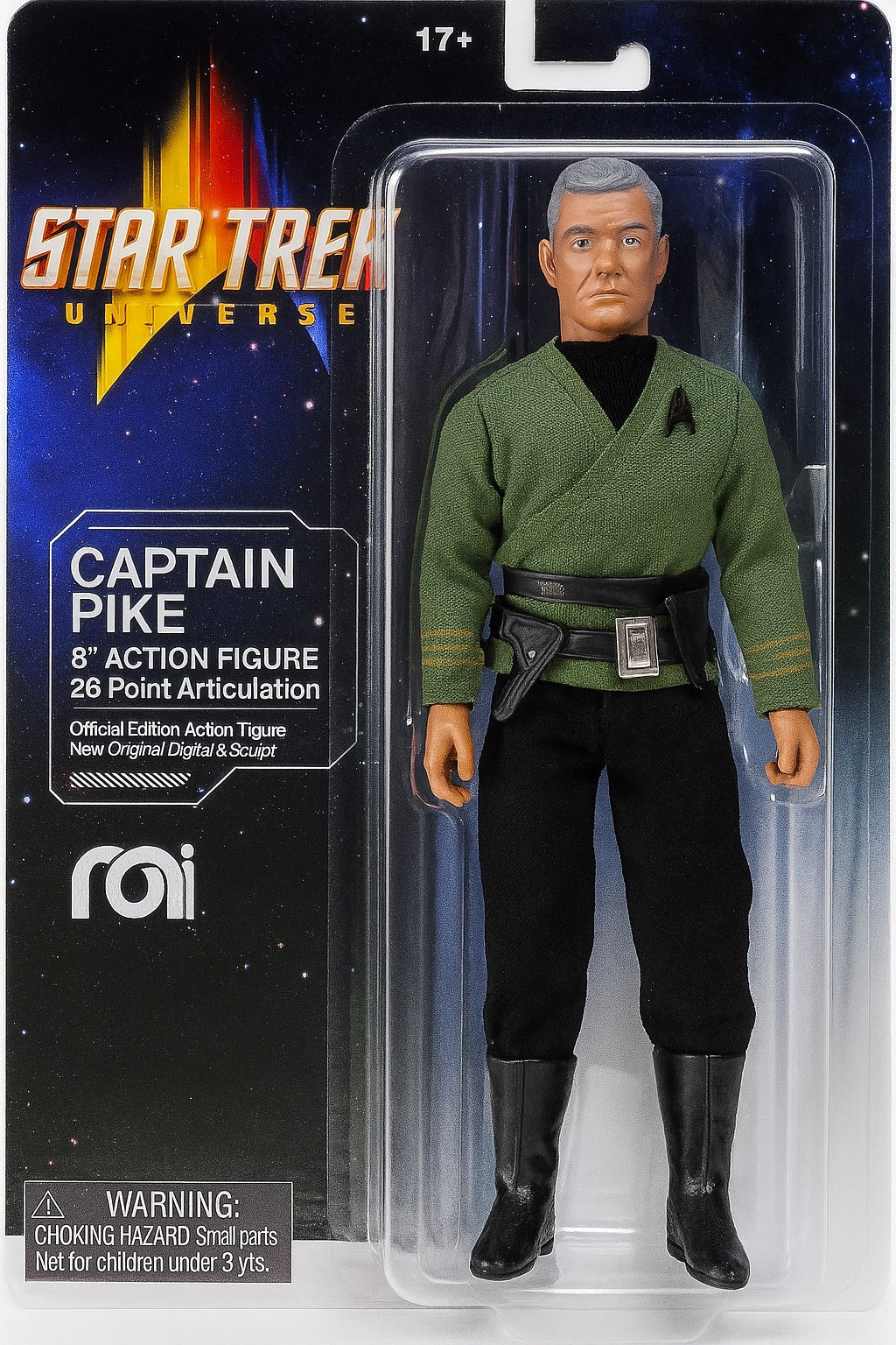Mego Star Trek Strange New Worlds – Captain Pike
