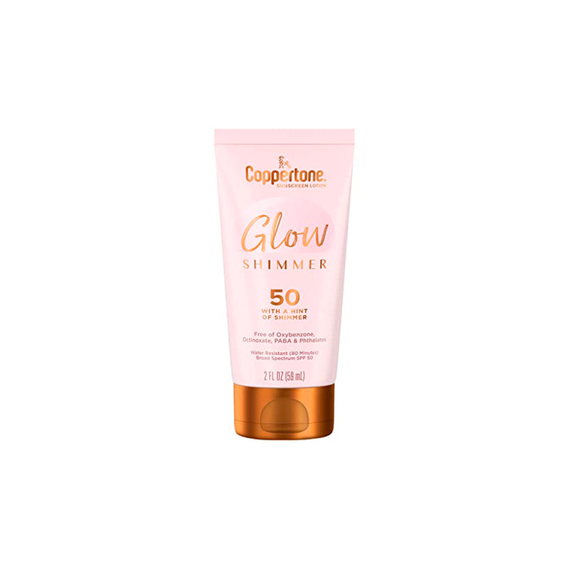 Load image into Gallery viewer, Coppertone Glow Shimmer Lotion SPF 50
