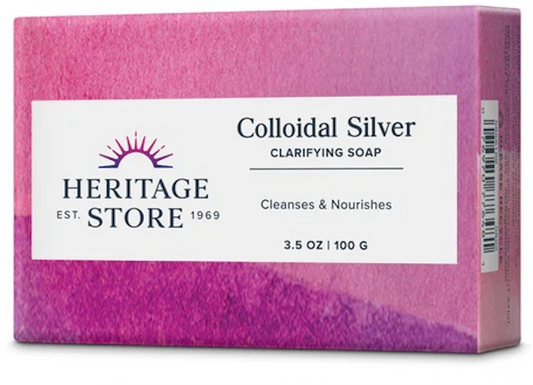 Heritage Store Colloidal Silver Soap