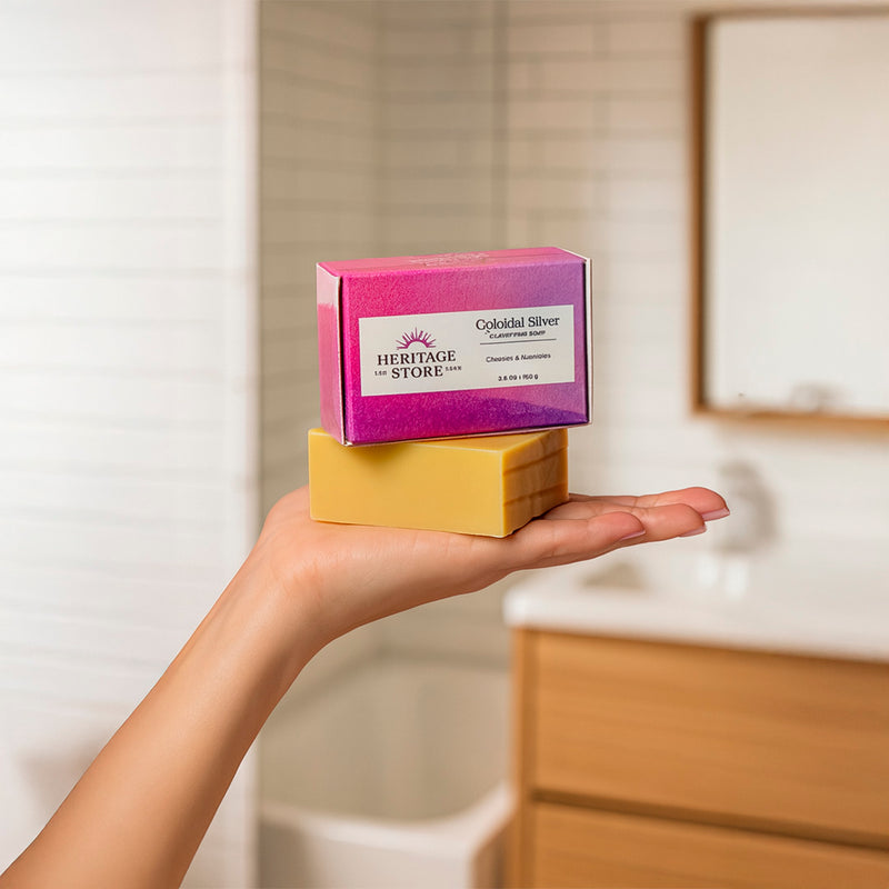 Load image into Gallery viewer, Heritage Store Colloidal Silver Soap
