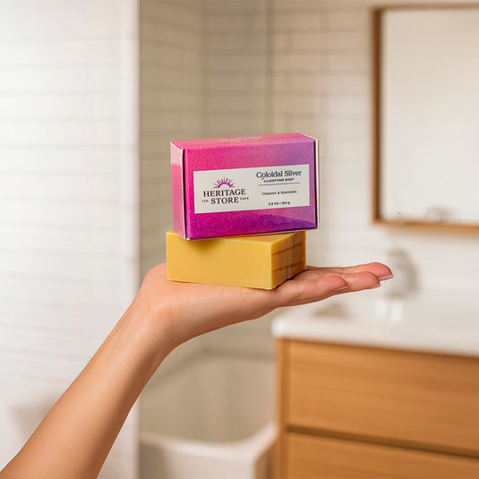 Heritage Store Colloidal Silver Soap