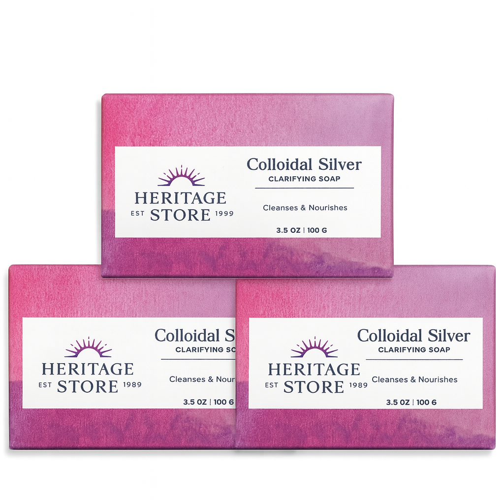 Heritage Store Colloidal Silver Soap