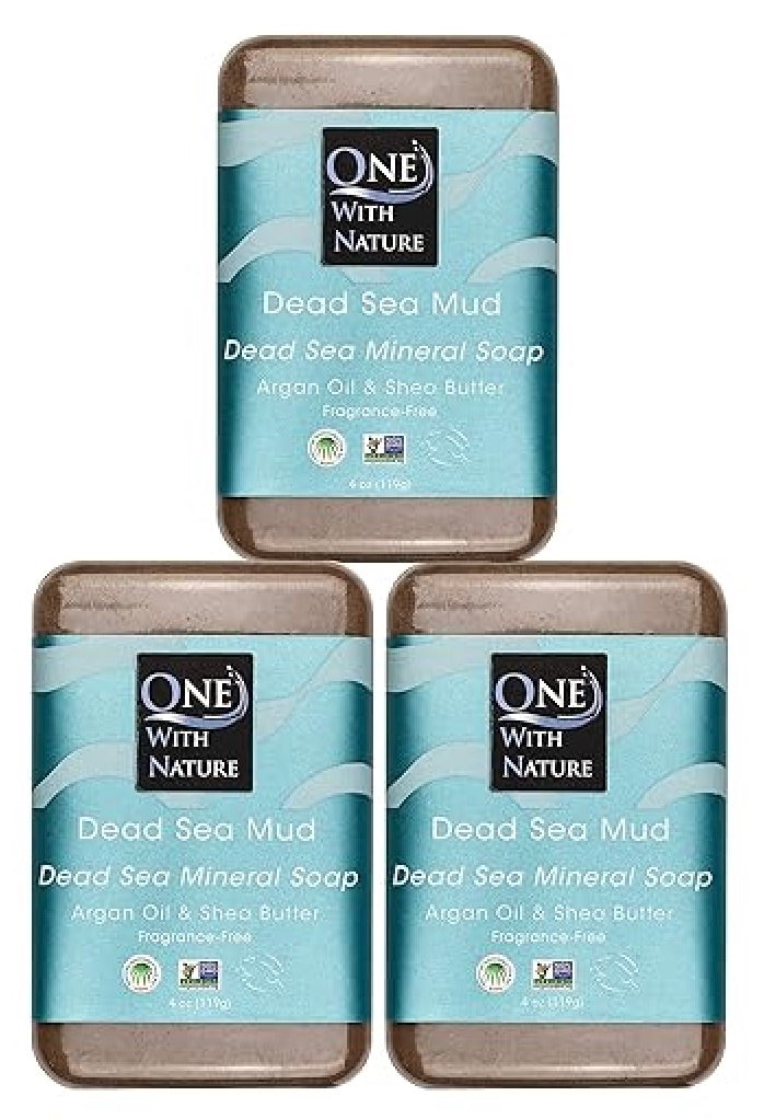 One With Nature Dead Sea Mud Dead Sea Minerals Soap