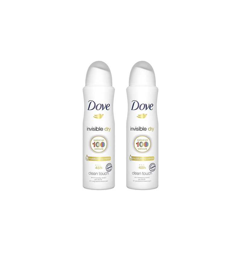 Load image into Gallery viewer, Dove Invisible Dry Spray Antiperspirant 48 hours, clean touch
