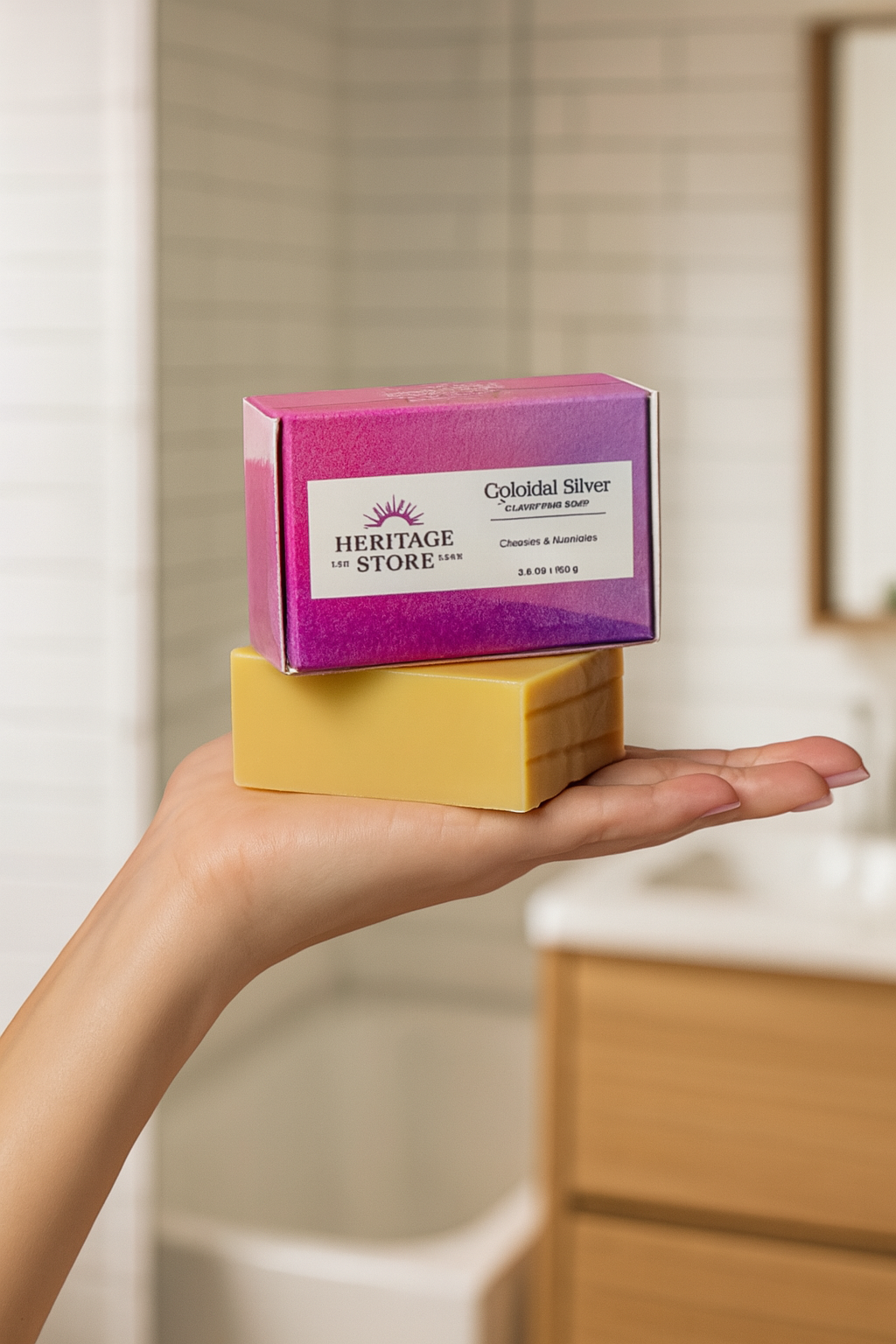 Heritage Store Colloidal Silver Soap