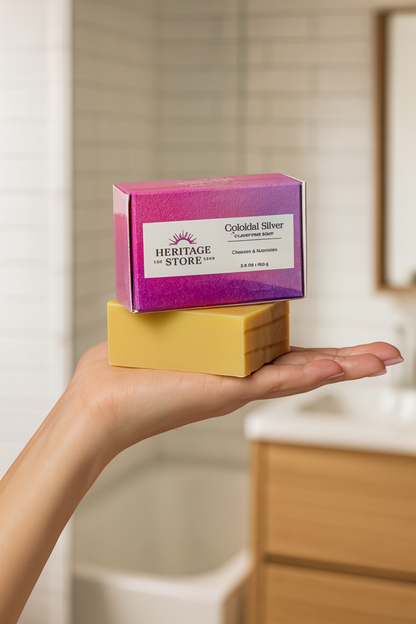 Heritage Store Colloidal Silver Soap