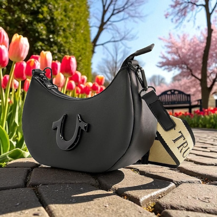 Load image into Gallery viewer, True Religion Women's Shoulder Bag Purse, Crescent Hobo
