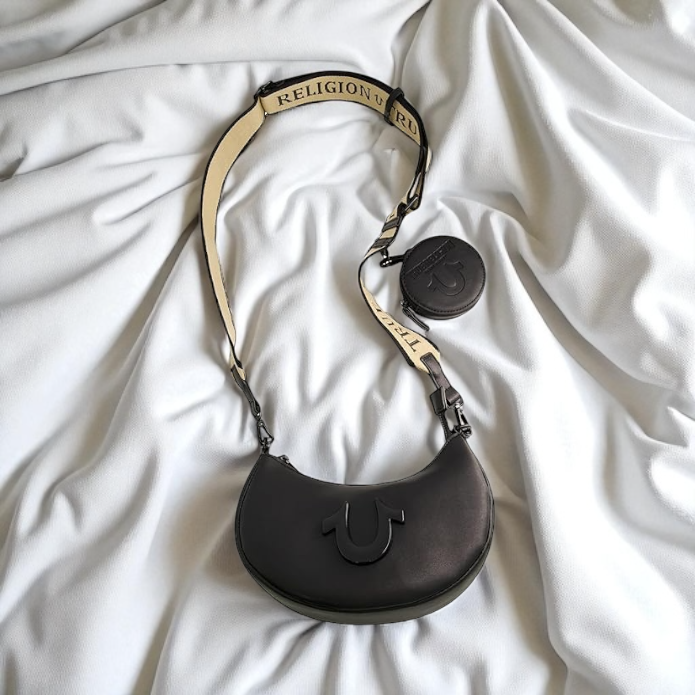 Load image into Gallery viewer, True Religion Women's Shoulder Bag Purse, Crescent Hobo
