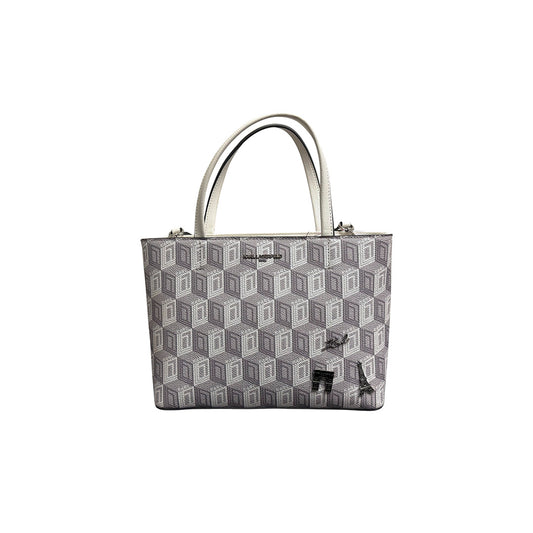 Karl Lagerfeld Paris Maybelle Graphic Satchel Crossbody Pouch