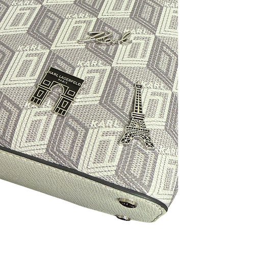 Karl Lagerfeld Paris Maybelle Graphic Satchel Crossbody Pouch