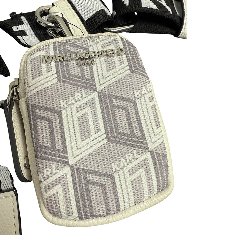 Load image into Gallery viewer, Karl Lagerfeld Paris Maybelle Graphic Satchel Crossbody Pouch
