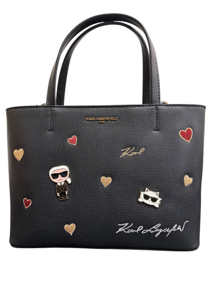 Karl Lagerfeld Paris Maybelle Satchel with Cate Pins