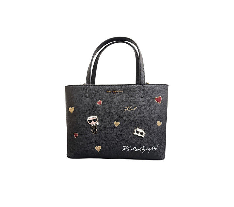 Load image into Gallery viewer, Karl Lagerfeld Paris Maybelle Satchel with Cate Pins
