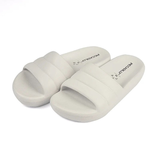 Piccadilly Marshmallow Women's Clog - Flexible & Anti-Slip - 100% Vegan - White