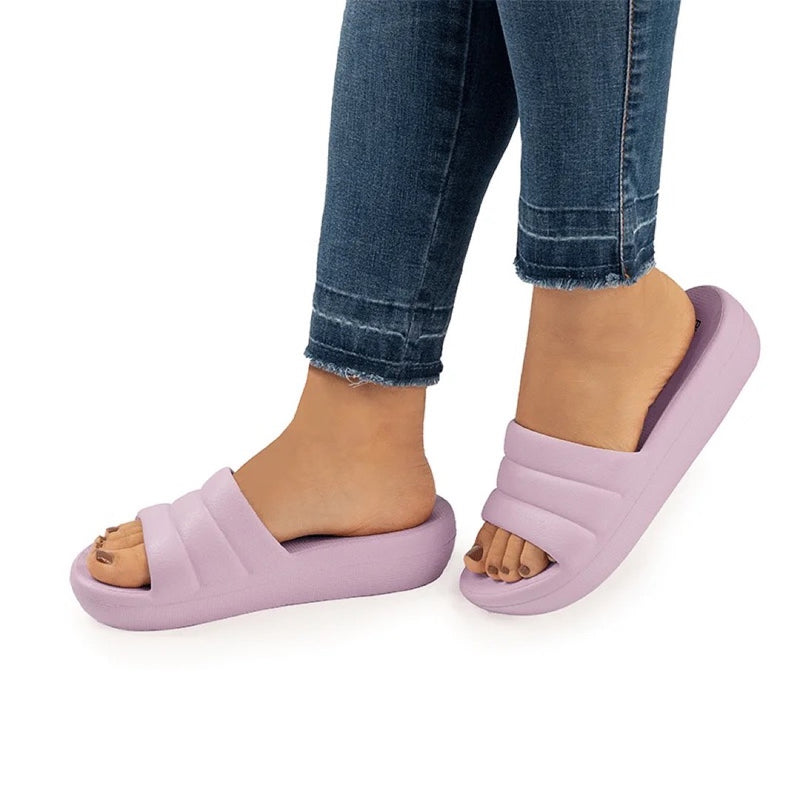 Load image into Gallery viewer, Piccadilly Marshmallow Women's Clog - Flexible &amp; Anti-Slip - 100% Vegan - Lilac

