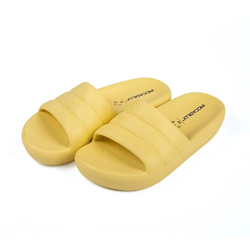 Load image into Gallery viewer, Piccadilly Marshmallow Women's Clog - Flexible &amp; Anti-Slip - 100% Vegan - Yellow
