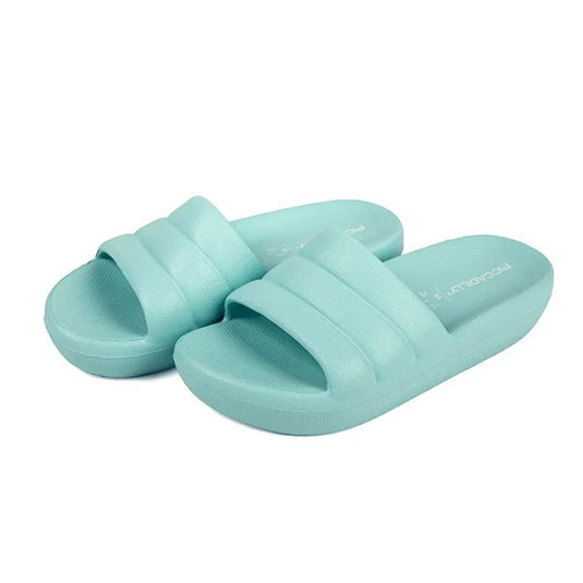 Piccadilly Marshmallow Women's Clog - Flexible & Anti-Slip - 100% Vegan - Blue