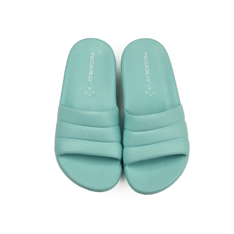Load image into Gallery viewer, Piccadilly Marshmallow Women's Clog - Flexible &amp; Anti-Slip - 100% Vegan - Blue
