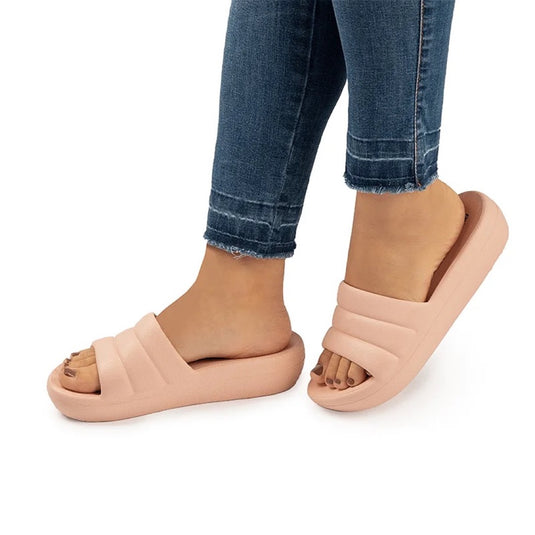 Piccadilly Marshmallow Women's Clog - Flexible & Anti-Slip - 100% Vegan - Pink