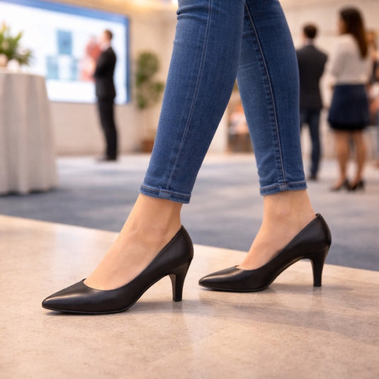 Piccadilly Luiza High Heel Scarpin - 100% Vegan - Black