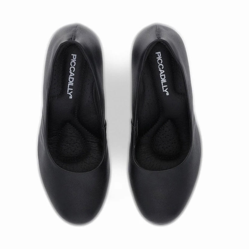 Load image into Gallery viewer, Piccadilly Deise Women's High Heel Pumps - Flexible &amp; Anti-Slip - 100% Vegan - Black
