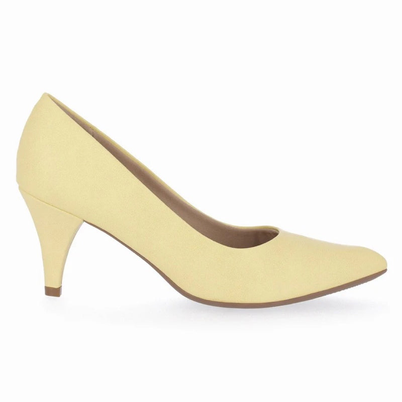 Load image into Gallery viewer, Piccadilly Luiza High Heel Scarpin - 100% Vegan - Yellow
