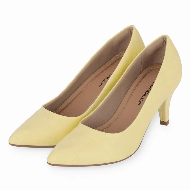 Load image into Gallery viewer, Piccadilly Luiza High Heel Scarpin - 100% Vegan - Yellow

