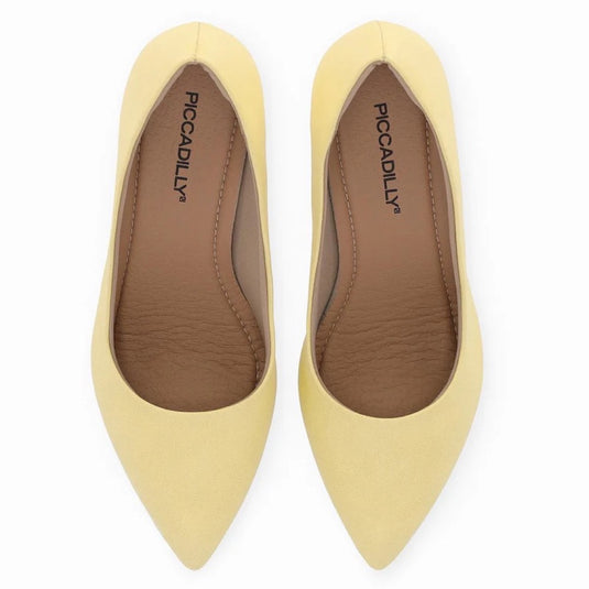 Piccadilly Luiza High Heel Scarpin - 100% Vegan - Yellow