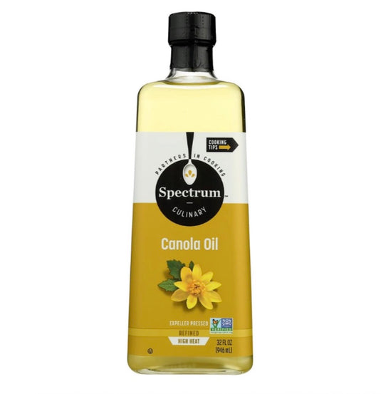 Spectrum Naturals Organic Refined Canola Oil, 32 fl oz