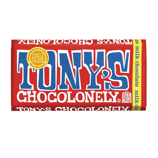 Tony's Chocolonely 32% Milk Chocolate Bar, 6.35 oz
