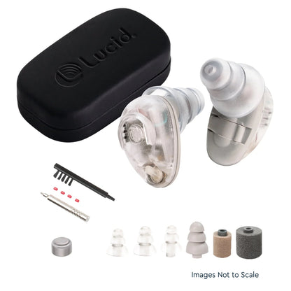 Over-the-Counter In-Ear Hearing Amplifier, Clear