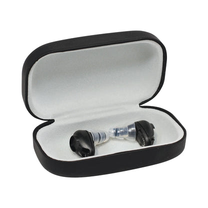Over-the-Counter In-Ear Hearing Amplifier, Black