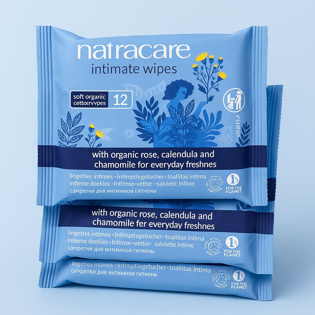 Natracare Soft Organic Cotton Intimate Wipes