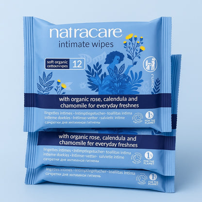 Natracare Soft Organic Cotton Intimate Wipes