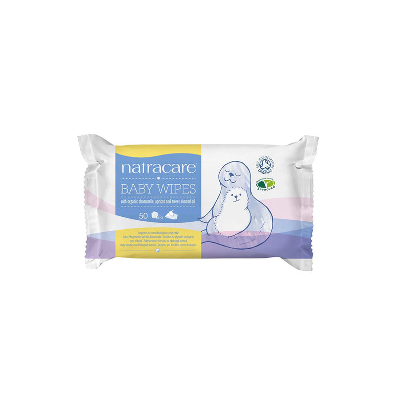 Load image into Gallery viewer, Natracare Organic Cotton Baby Wipes
