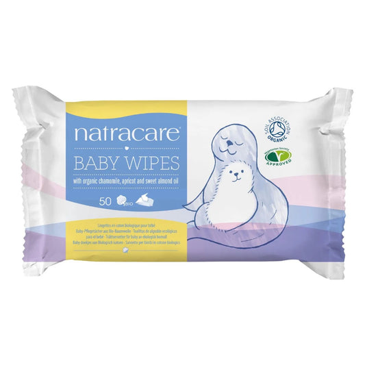 Natracare Organic Cotton Baby Wipes