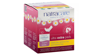 Natracare Ultra Extra Pads with Wings - Super