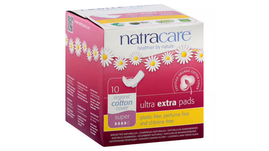 Natracare Ultra Extra Pads with Wings - Super