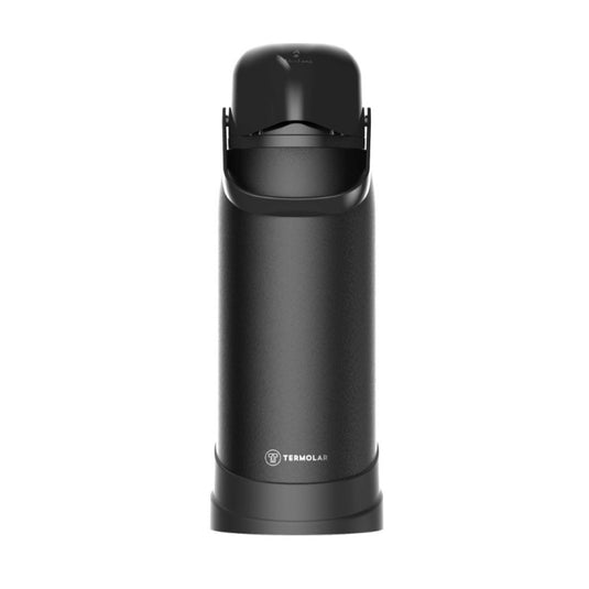 Termolar R-Evolution Stainless Steel Thermo Bottle, Pump Dispenser, 64.2 fl oz, Black