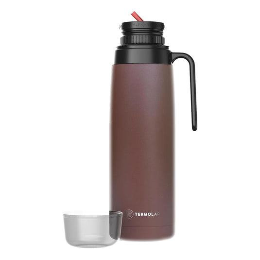Termolar R-Evolution Stainless Steel Thermo Bottle, 33.81 fl oz, Tan
