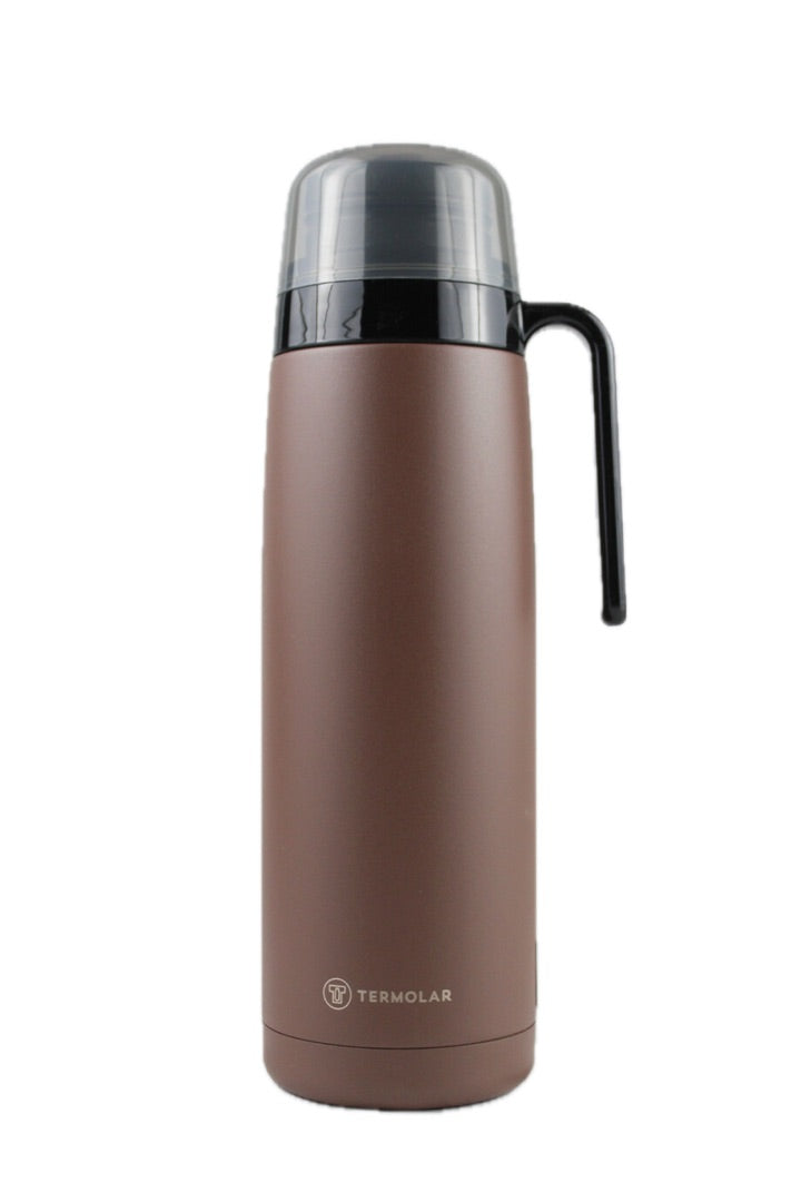 Load image into Gallery viewer, Termolar R-Evolution Stainless Steel Thermo Bottle, 33.81 fl oz, Tan
