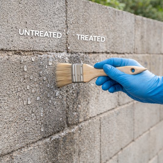 Moshe 3000 Repel - High-Performance Water Repellent for Mineral Surfaces - 0.26 gal